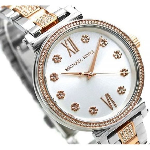 Michael Kors Sofie Chrystal Stainless Steel Silver Dial Ladies Watch MK3880 main image 4